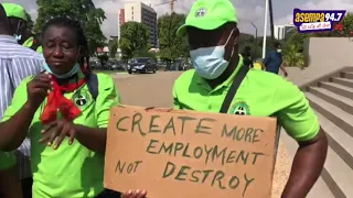 EKOSIISEN TRENDING: TOLL COLLECTORS DEMONSTRATE AGAINST GOV'T OVER CESSATION OF ROAD TOLLS(30-11-21)