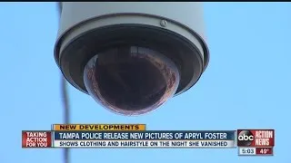 Apryl Foster's car seen on surveillance video