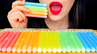 ASMR Nik-L-Nips Wax Bottles Candy Sticks 닉클립 왁스병 스틱 먹방 EATING SOUNDS MUKBANG NO TALKING