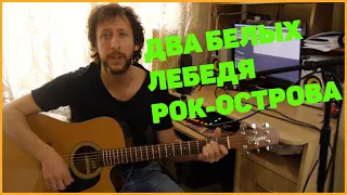 Два белых лебедя/Рок-острова/Кавер на гитаре