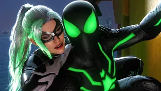 Spider-Man Gets Betrayed by Black Cat with Big Time Stealth Suit - Spider-Man Remastered PS5