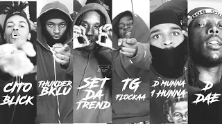 DOA ONE MIC CYPHER (SET DA TREND , THUNDER BKLU ,TG FLOCKA , D DAE , D MUNNA 1HUNNA , CITO BLICK )