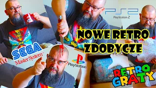 🎁 RETRO ZDOBYCZE - LIPIEC 2022 (SEGA, PSX, PS2, RETRO GRATY). UNBOXING!