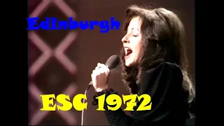 🔴 1972 Eurovision Song Contest Full Show From Edinburgh with Finnish Commentary)