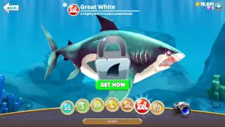 ALL XXL SHARKS UNLOCKED - Hungry Shark World