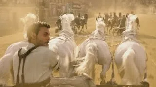 EXCLUSIVE: Go Behind the Scenes of Intense Chariot Race in 'Ben-Hur' With Jack Huston & Toby Kebb…