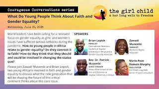 Courageous Conversation: What Do Young People Think About Faith and Gender Equality?