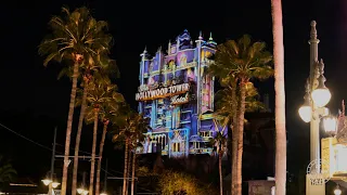Disney's Hollywood Studios Night Walkthrough in 4K | Walt Disney World 50th Anniversary Florida 2021