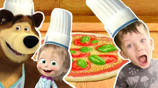 Masha and the Bear Pizza time | Gameplay with Jessy