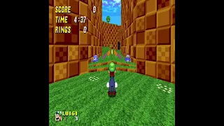 luigi wins by doing absolutely nothing in SRB2 easter egg