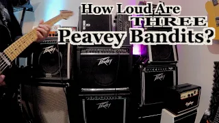 How Loud Are Three Peavey Bandits Together?