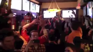 Broncos Win.  Everyone goes nuts.