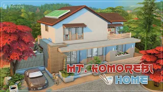 Дом в Комореби🎌│Строительство│Mt.Komorebi Home│SpeedBuild│NO CC [The Sims 4]