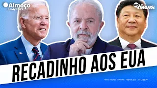 Lula questiona uso do dólar em negociações e manda recado para Estados Unidos em cerimônia dos BRICS