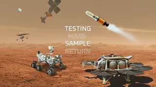 Mars: Testing Mars Sample Return: Testing The Landing Gear For All Scenarios #mars #nasa #lunar