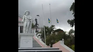 Christopher Columbus statue In Bahamas Destroyed￼