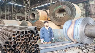 Manufacturing Process Of Making Square Steel Pipe | How Square Steel Pipes are Manufactured