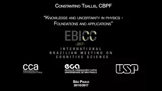 EBICC 2017 - Constantino Tsallis (CBPF) - Talk