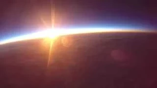 A Sunrise from the Edge of Space