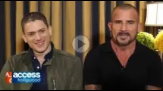 Wentworth Miller & Dominic Purcell talk about working together on The Flash