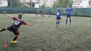 Rezumat United Juniors Iași 2012 (negru) - Poli Iași 2-1 (2-0), Camp. AJF Iași U11, PlayOff Etapa 10