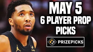 NBA PRIZEPICKS TODAY | 6 BEST PROP PICKS | SUNDAY | 5/5/2024 | BEST PROPS | NBA BETTING |