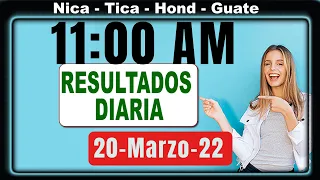 11 AM Sorteo Loto Diaria Nicaragua │ 20 Marzo 22