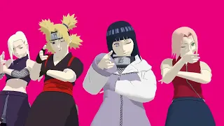 BLACKPINK - The Girls - Hinata*Sakura*Ino*Temari [Naruto MMD] #naruto  #anime The Knight Studios
