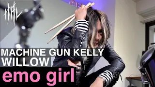 Machine Gun Kelly - emo girl feat. WILLOW / HAL Drum Cover