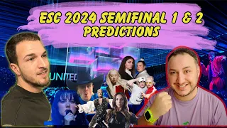 SEMI FINAL 1-2 PREDICTIONS Who Will Qualify (EUROVISION 2024) W/Burak Koytas