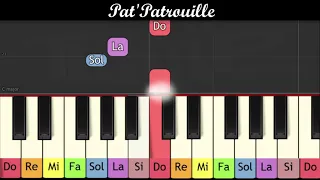 Apprendre le générique de "Pat Patrouille" au piano (très facile pour enfants ou débutants)