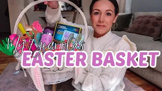 MY 7 YEAR OLDS EASTER BASKET 2024| Easter Basket Ideas For Kids| Tres Chic Mama