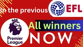 English Premier League and  EFL League One ‏winners