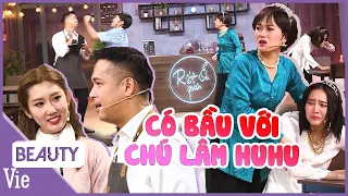 Làm bé Thắm có bầu rồi chạy theo Miss nước mắm Thuỳ Dương, Tùng Lâm bị đấm bầm mặt 7 NỤ CƯỜI XUÂN 6