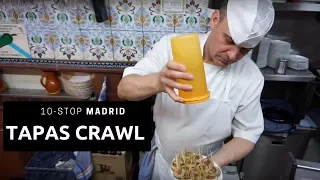 Madrid Tapas Crawl (10 stops!)