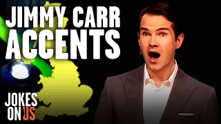 Jimmy Carr's BEST Accents | Stand-Up Comedy Compilation | Jokes On Us