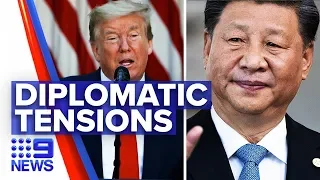 Coronavirus: Trump threatens relationship with China | Nine News Australia