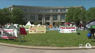 Pro-Palestine demonstrators firm in demands at CWRU; here's how some Jewish students feel
