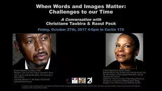 When Words and Images Matter: Christiane Taubira & Raoul Peck