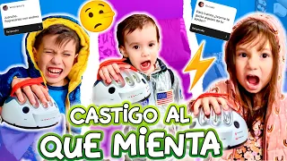 Usando el DETECTOR de MENTIRAS | AMANDA SE ELECTROCUTA ⚡😱 | Los Molina