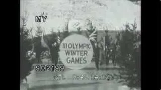 Lake Placid Olympics 1936 Opening