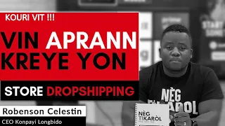 Vin Aprann 1 pa 1 tout etap pou kreye yon Boutik Shopify Anliy