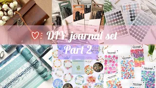 (part-2) How to make journal set at home/DIY JOURNAL SET/How to make easy journal set at home
