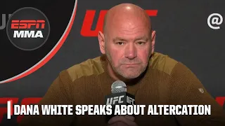 Dana White addresses altercation with his wife at #UFCVegas67 Media Day | ESPN MMA