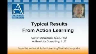 Typical Results From Action Learning (5 of 5)