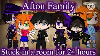 Afton Family Stuck In a Room For 24 Hours // Fnaf/Afton Family // Gacha Club // AU (First Afton vid)