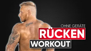 Rücken Workout OHNE GERÄTE für Zuhause (Level 1 für Anfänger) | RÜCKENTRAINING