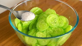 Eat this cucumber salad for breakfast every day and you'll get rid of belly fat! 🔥