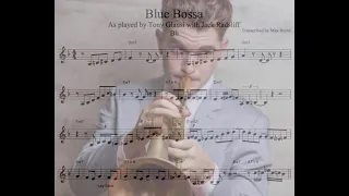 Tony Glausi - Blue Bossa solo transcription