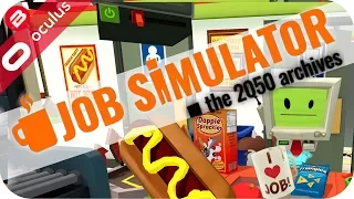 STORE CLERK STICKUP JOB!!! - JOB SIMULATOR VR GAMEPLAY - Oculus Rift Touch VR Games